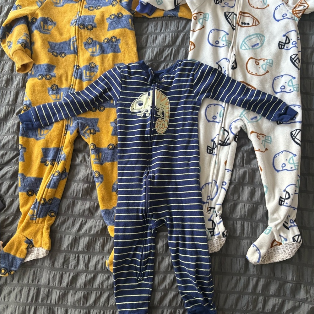 Striped Blue Kids One Piece